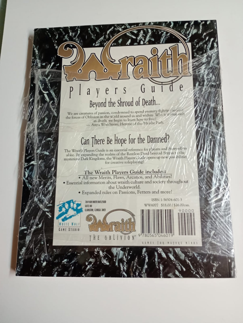 Wraith Players Guide - Wraith: The Oblivion
