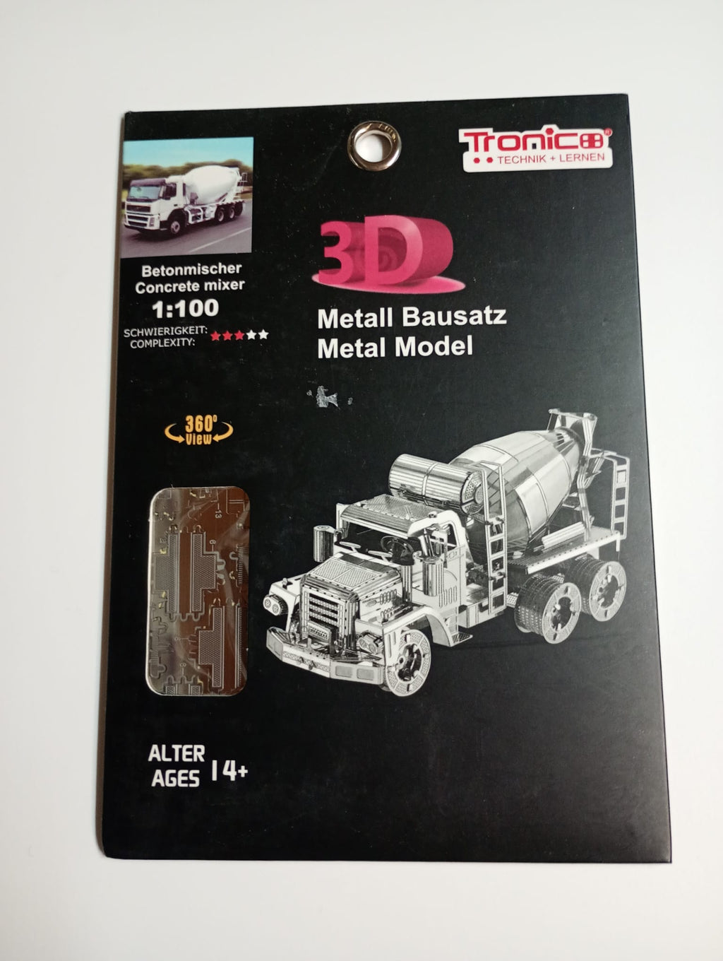 Betoniera 3D Metal Model Scala 1:100 – Tronico