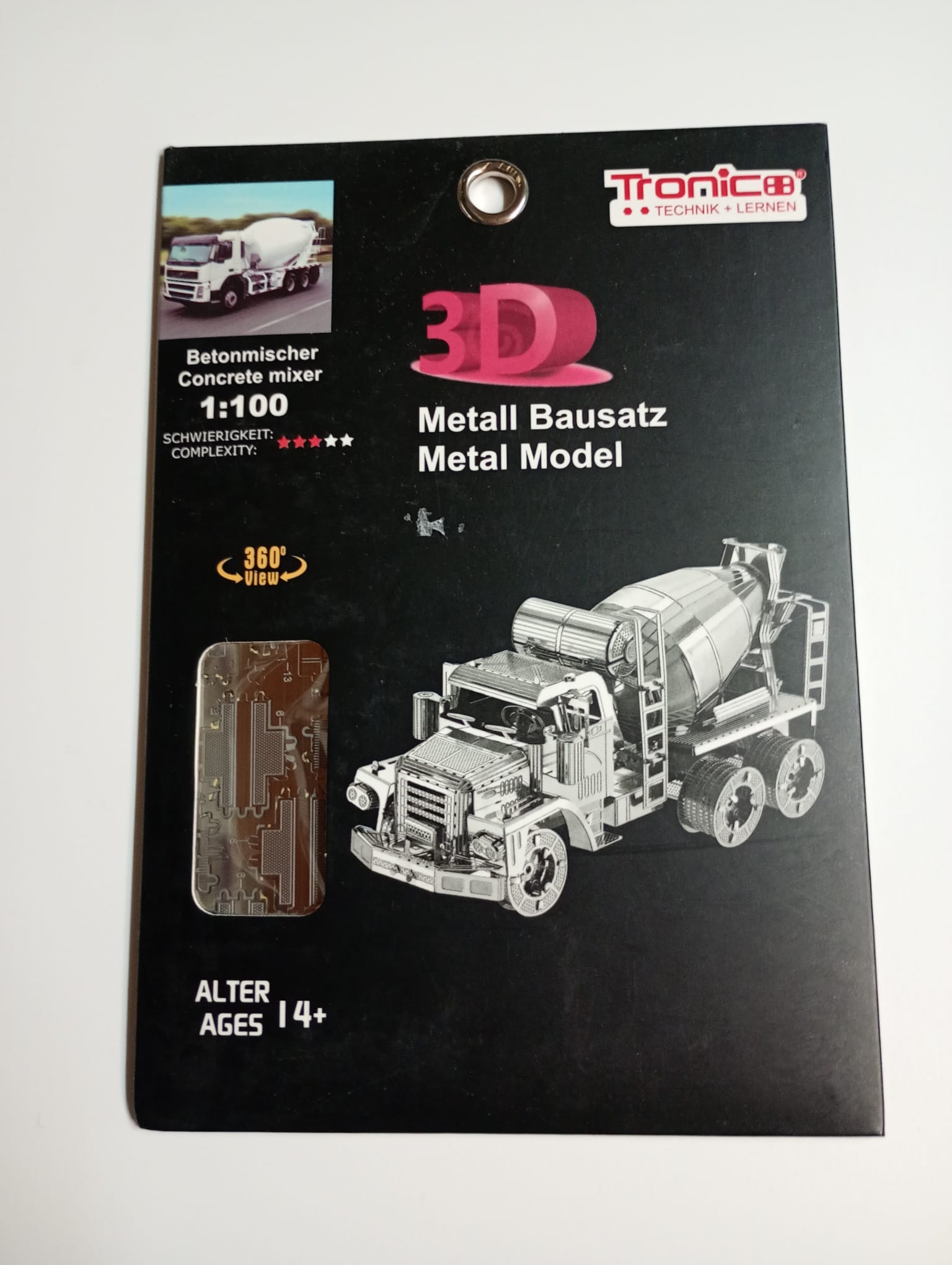 Betoniera 3D Metal Model Scala 1:100 – Tronico