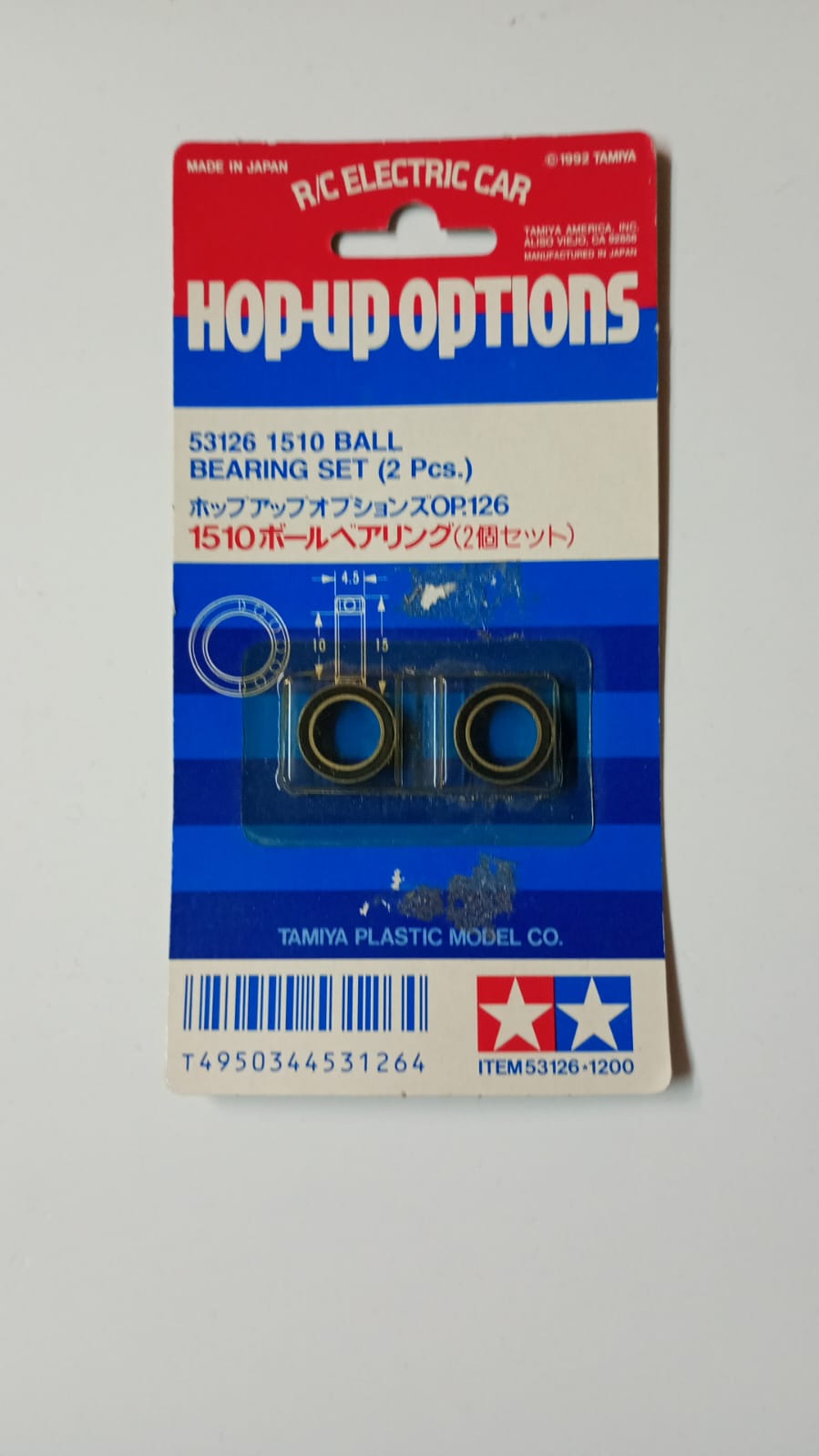 Tamiya 53126 1510 Ball Bearing Set 2 pcs - Hop-Up RC