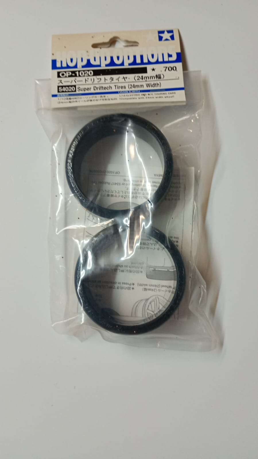 Tamiya OP-1020 Super Driftech Tires 24mm Width - Ricambio RC