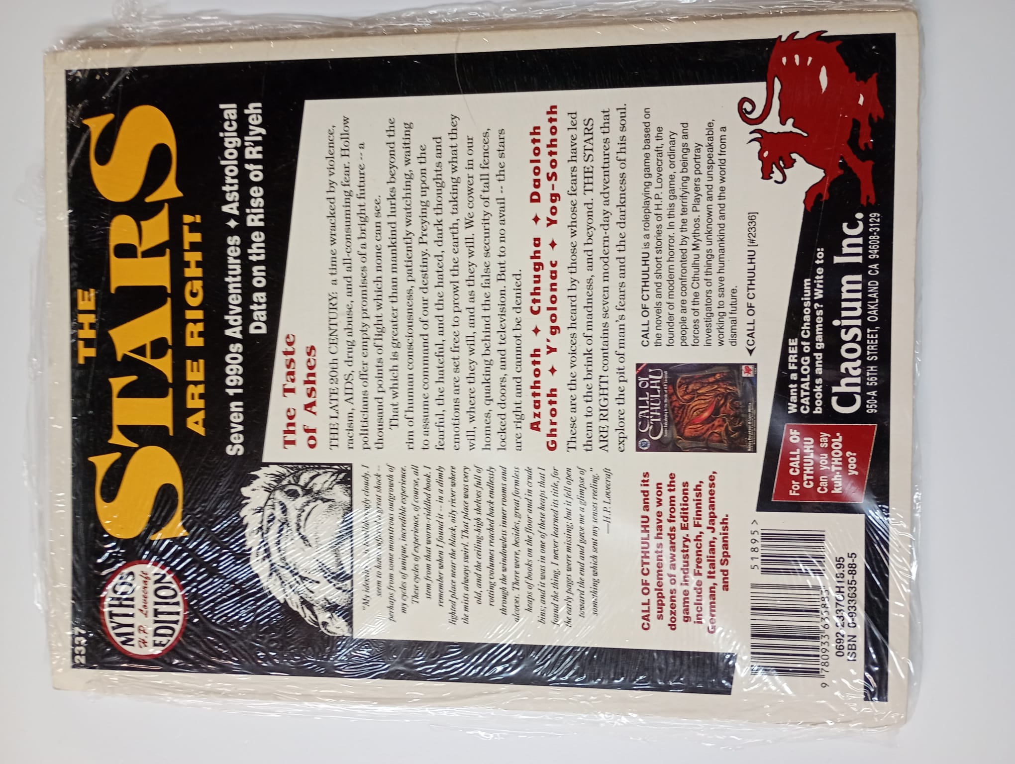 The Stars Are Right! – Call of Cthulhu (Mythos Edition)