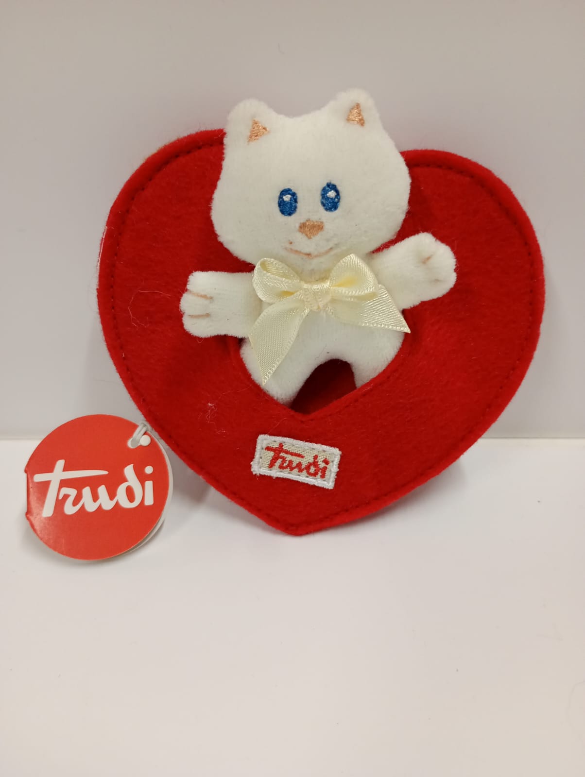 Trudi Sweet Collection Gatto Cuore San Valentino cm 12