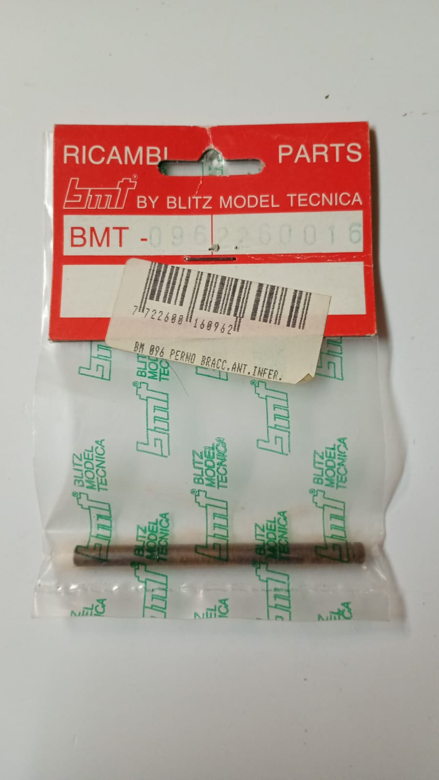 BMT 096 Perno Braccio Anteriore Inferiore - Blitz Model Tecnica