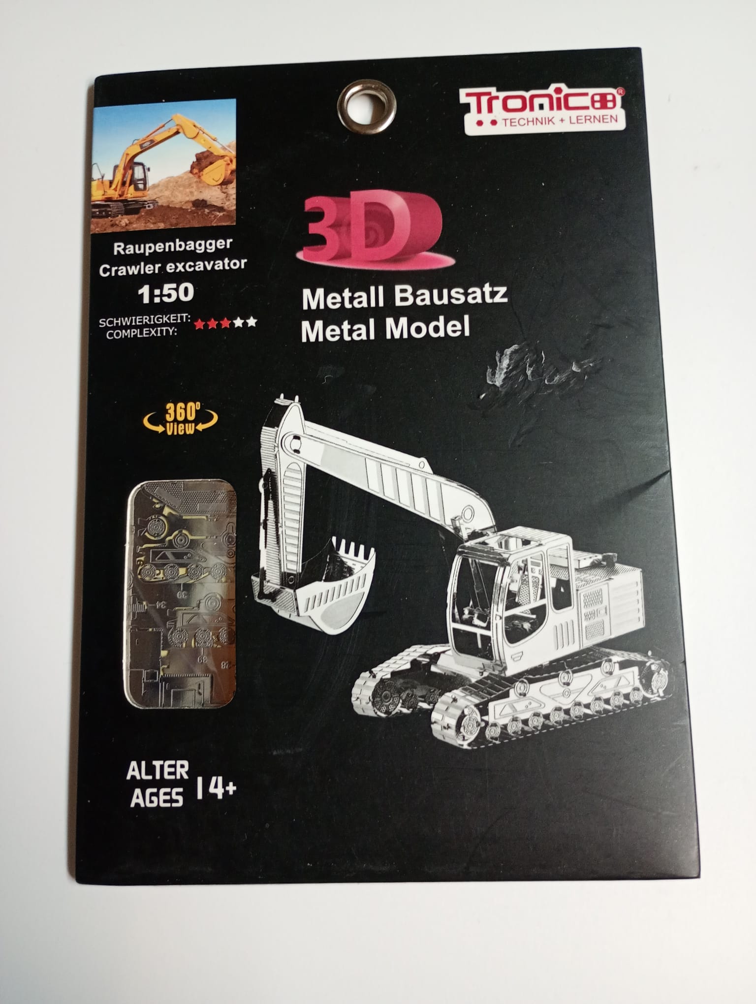 Tronico Scavatore Cingolato 3D Metal Model 1:50