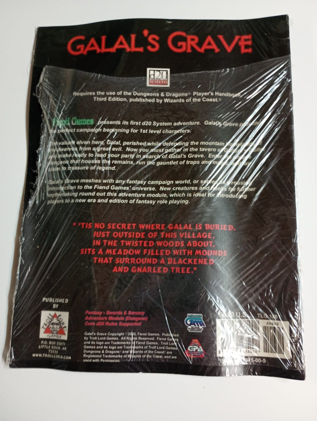 Galal's Grave – d20 System Adventure (Fiend Games)