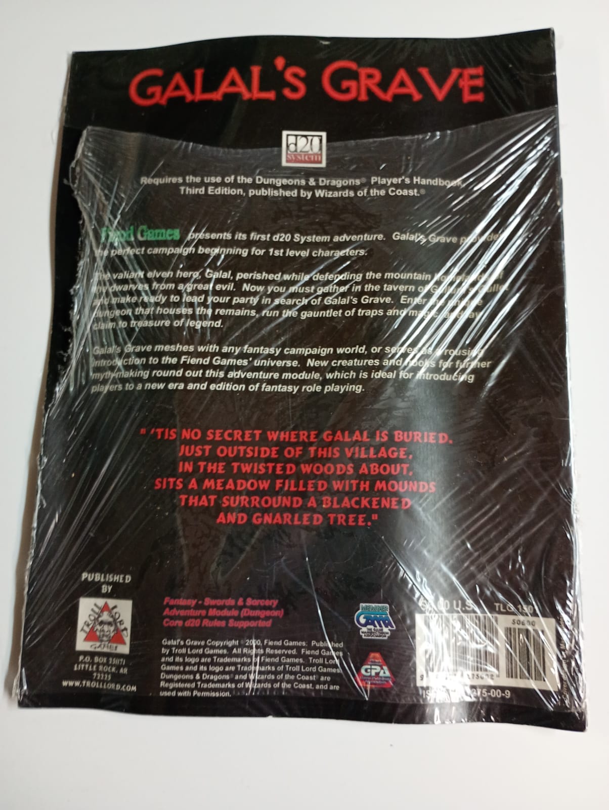 Galal's Grave – d20 System Adventure (Fiend Games)