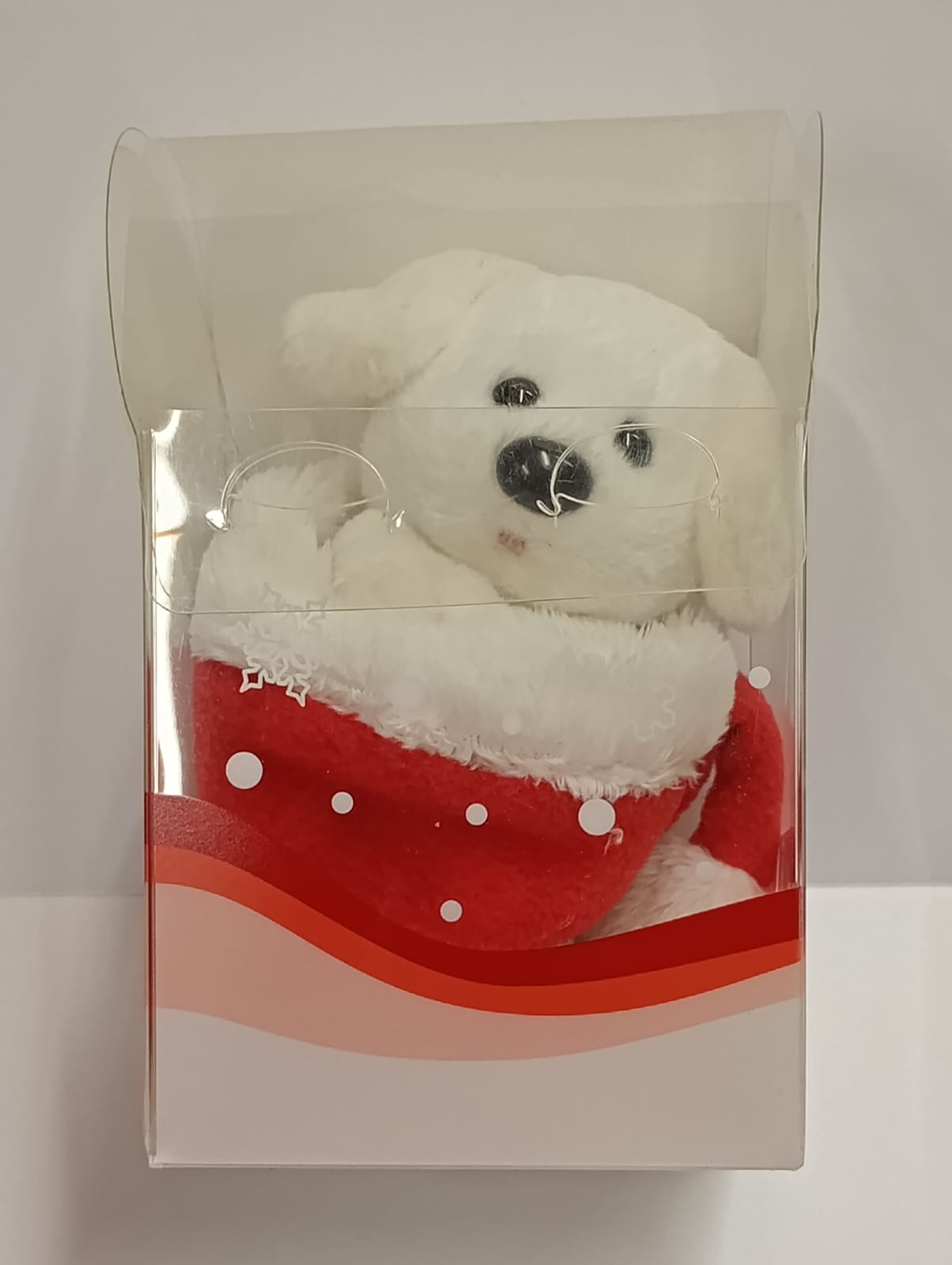 Trudi Sweet Collection Cane con Cappello da Babbo Natale cm 12