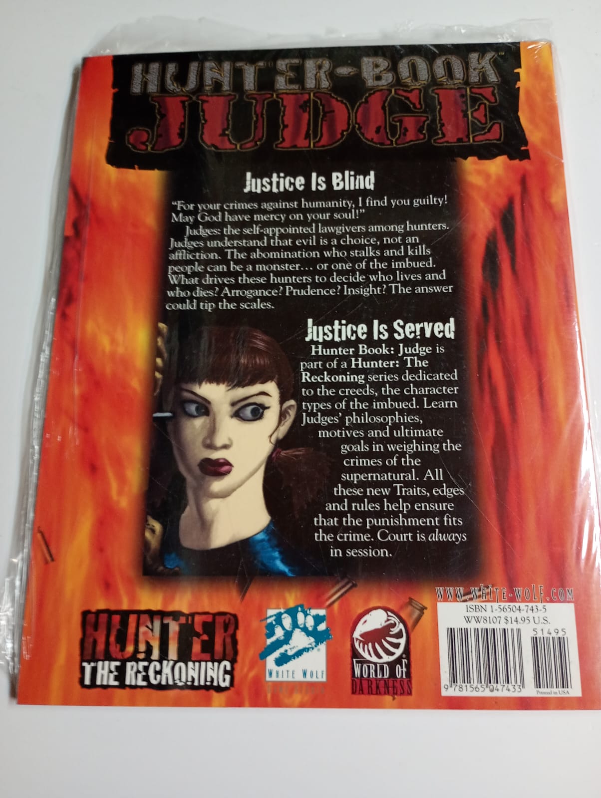 Hunter Book: Judge - Hunter: The Reckoning