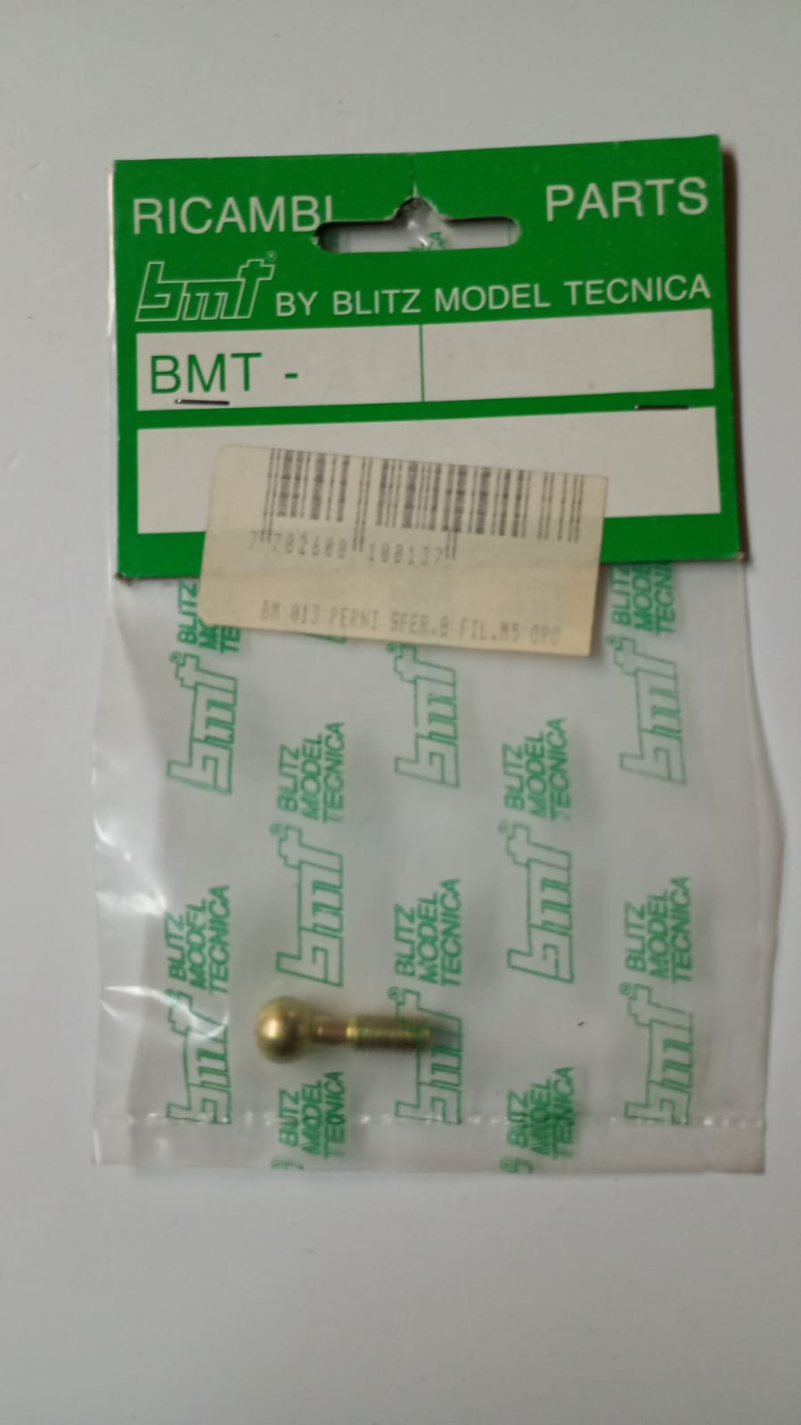 BMT 013 Perni Sferici 8 M5 Oro - Blitz Model Tecnica