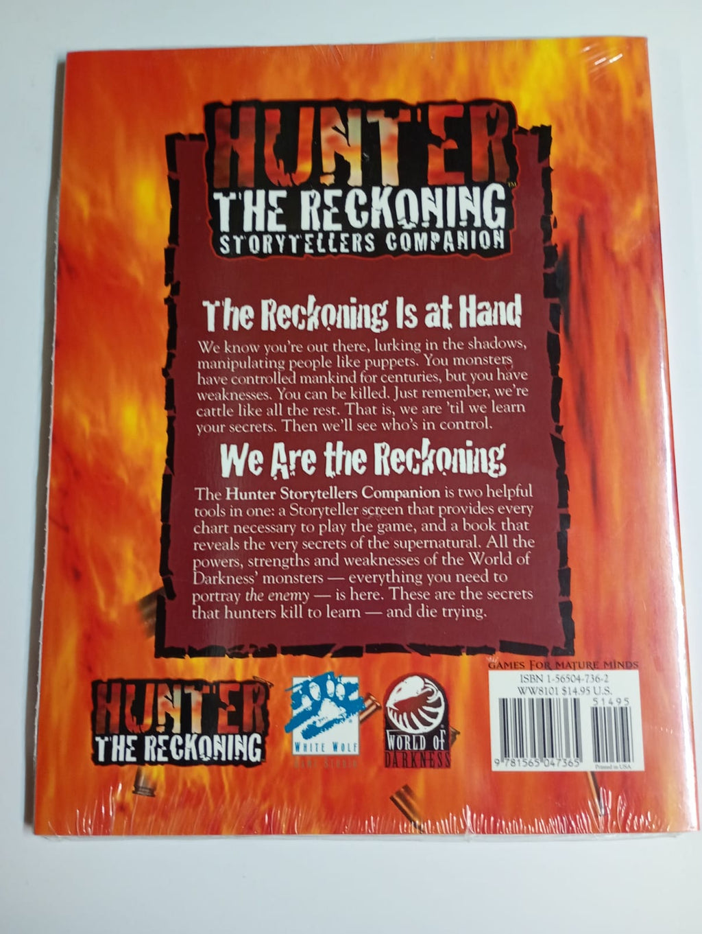 Hunter: The Reckoning - Storytellers Screen