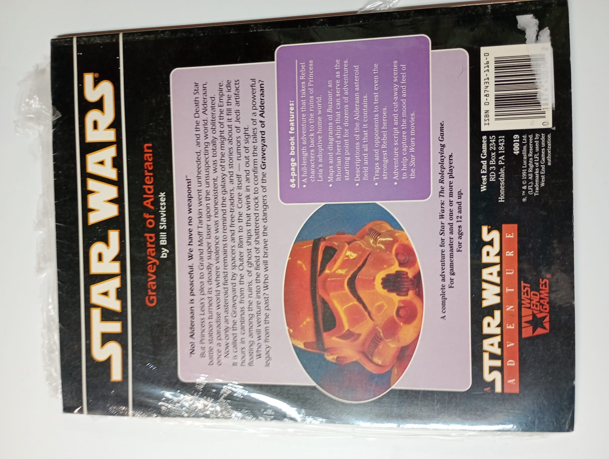 Star Wars: Graveyard of Alderaan – Adventure for Star Wars: The Roleplaying Game