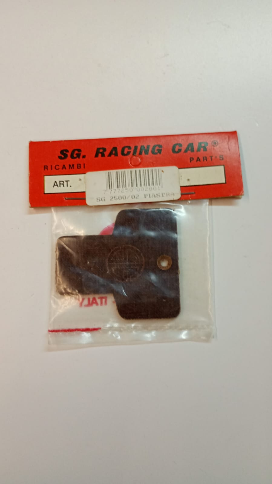 SG Racing Car 2500/02 Piastra Paracolpi per Auto RC Gemini Scala 1/12