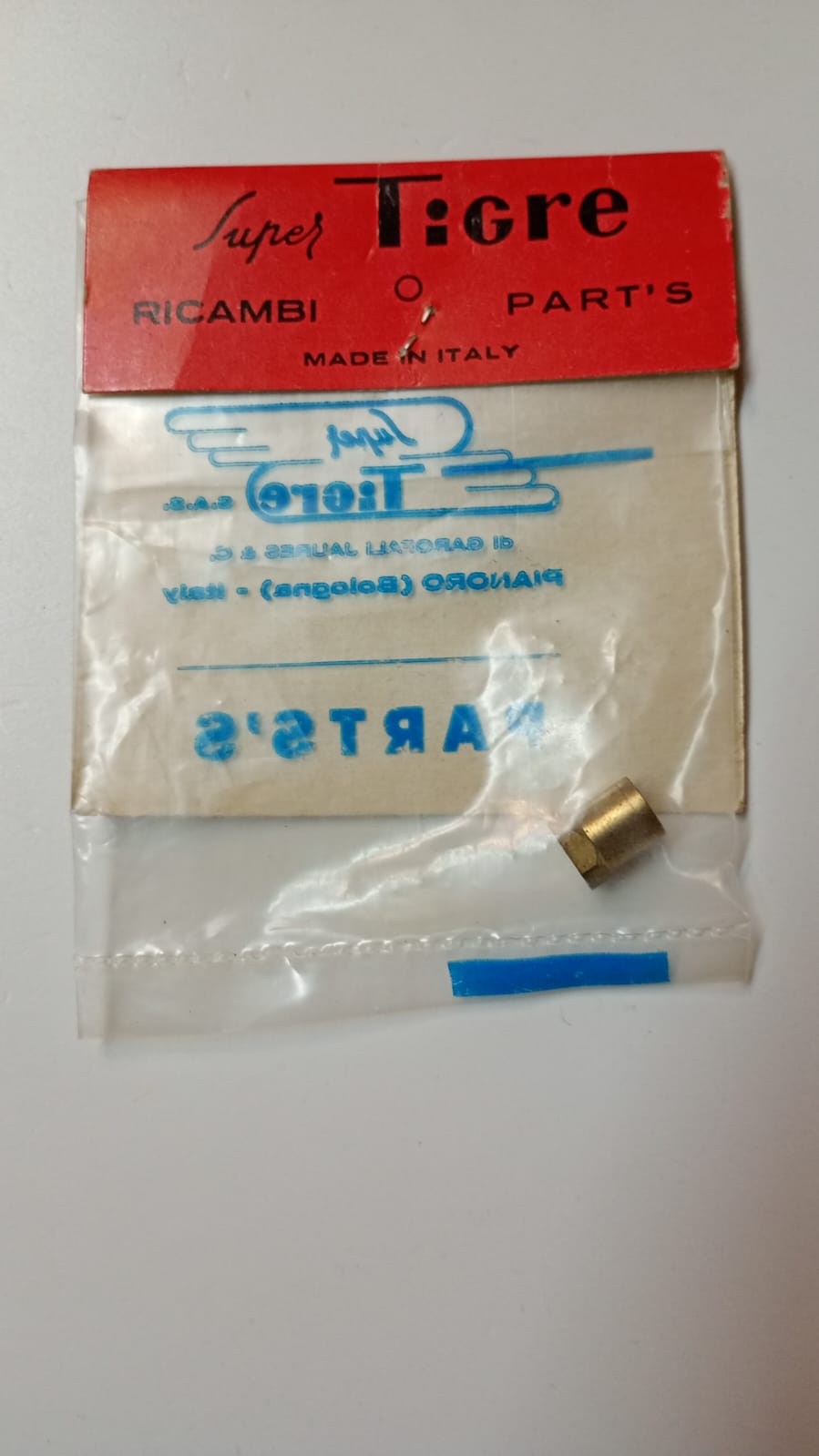 Supertigre 1542/10 - Dado Colletto Portaelica in Ottone per Motori G15 e G20