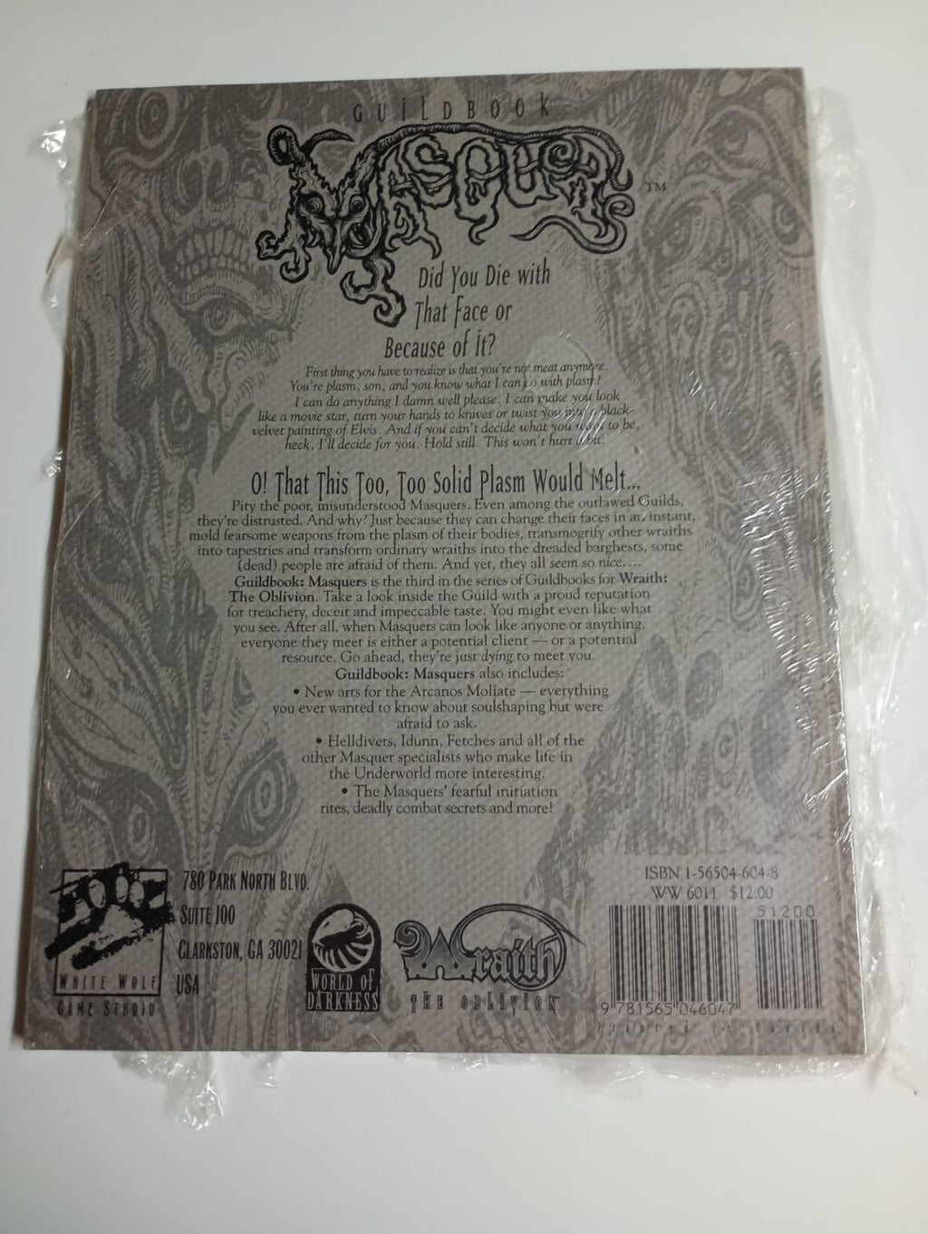 Guildbook: Masquers - Wraith: The Oblivion