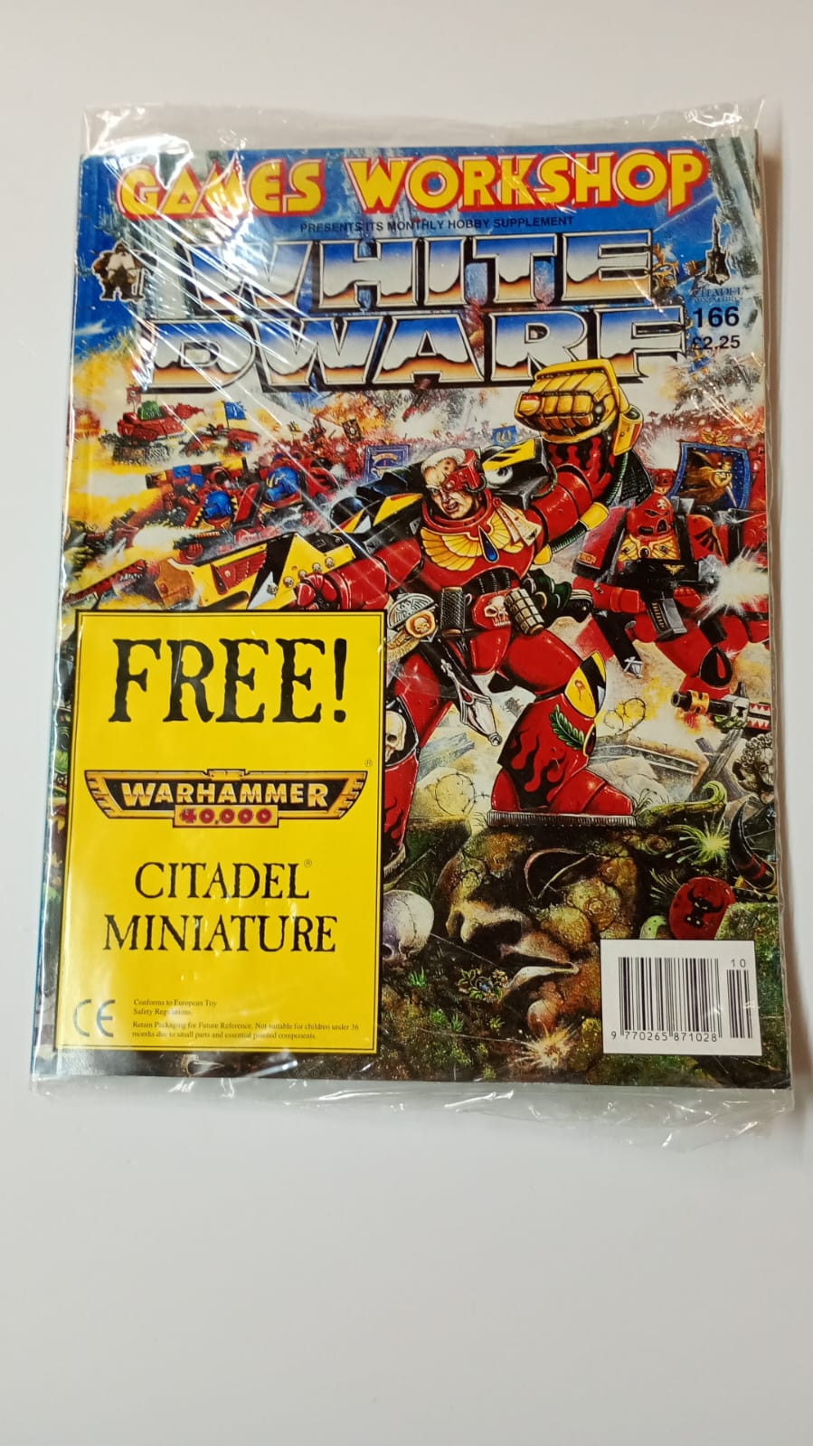 White Dwarf N.166 - Games Workshop - Ottobre 1993 - In Inglese (Senza Miniatura Omaggio)