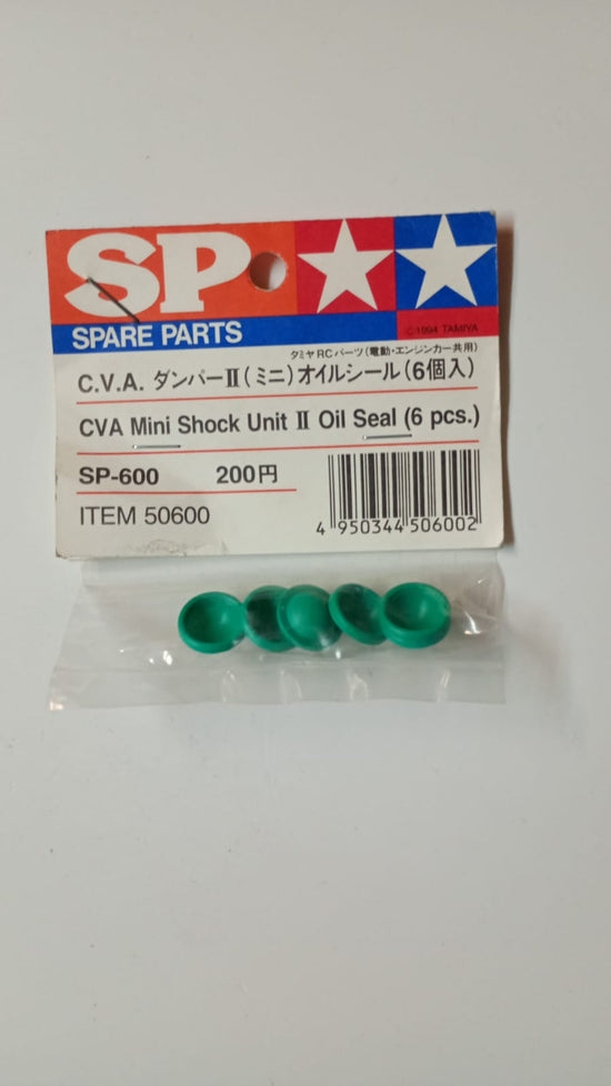 Tamiya 50600 CVA Mini Shock Unit II Oil Seal 6 pcs - Ricambio RC