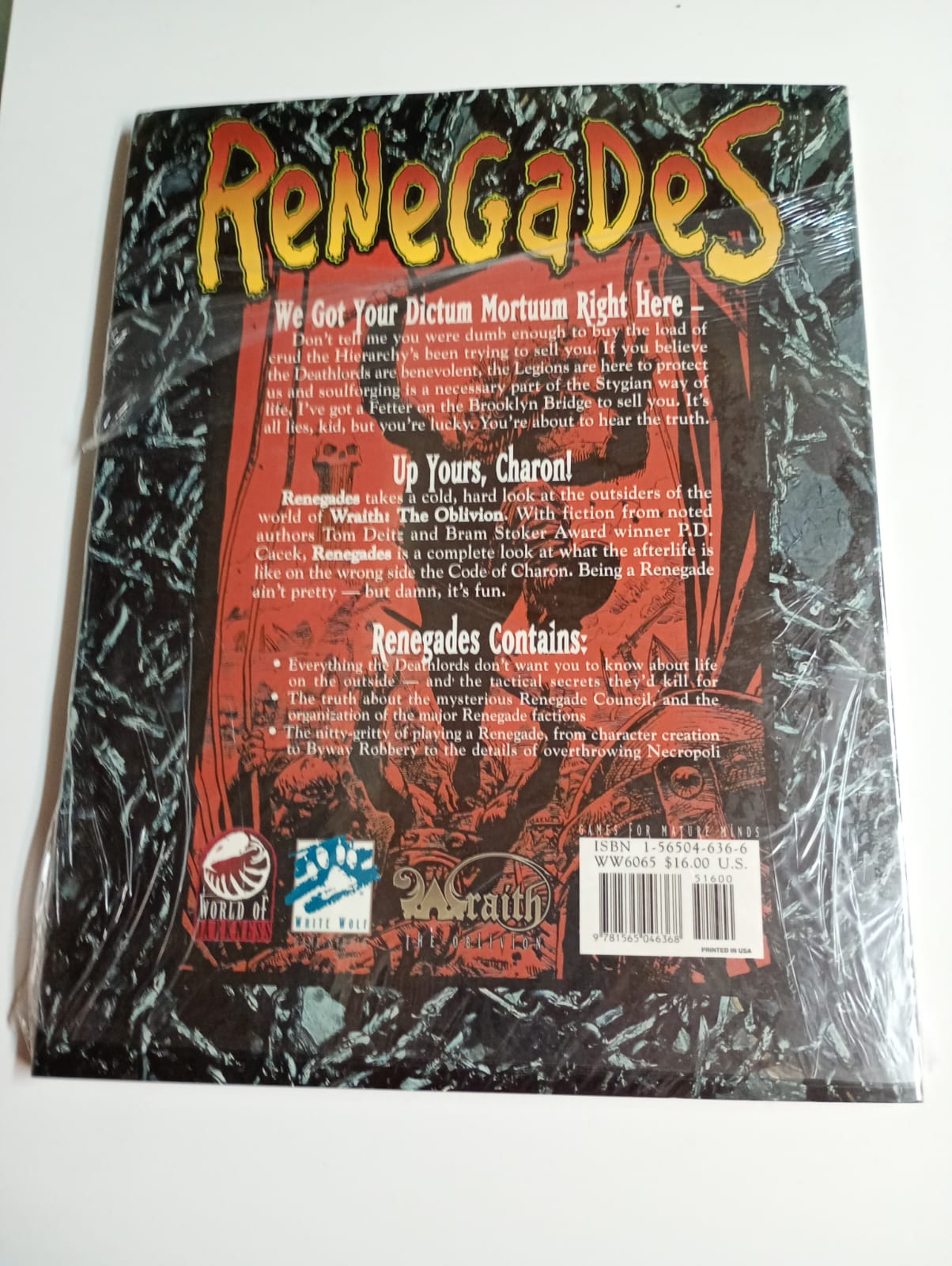 Renegades - Wraith: The Oblivion