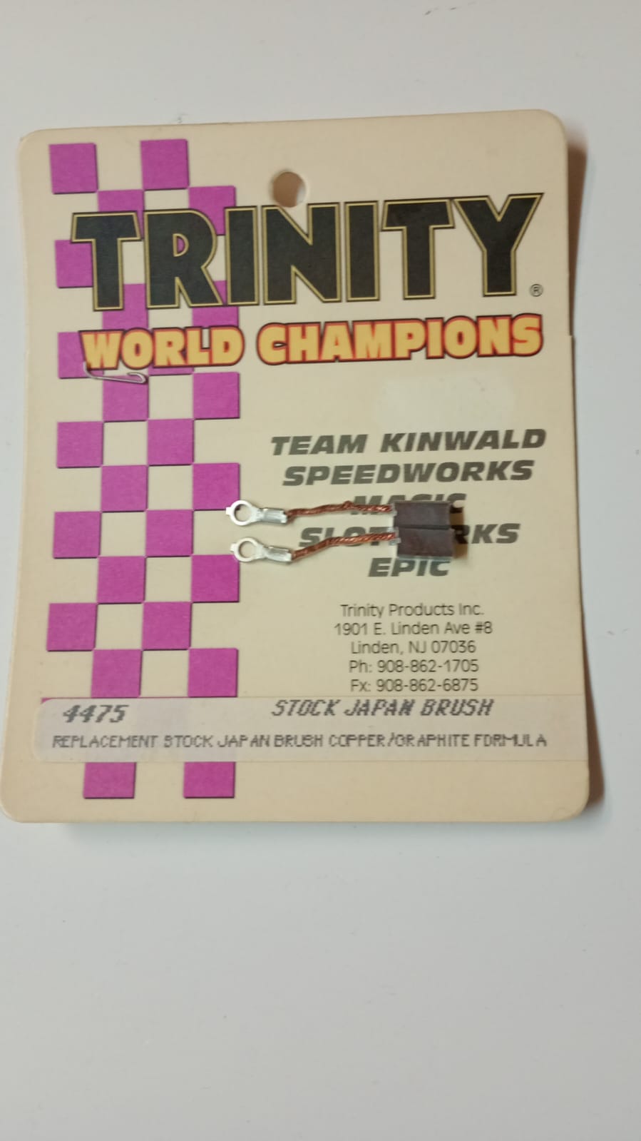 Trinity 4475 - Stock Japan Brush - Spazzole per Motore Brushed (RC)