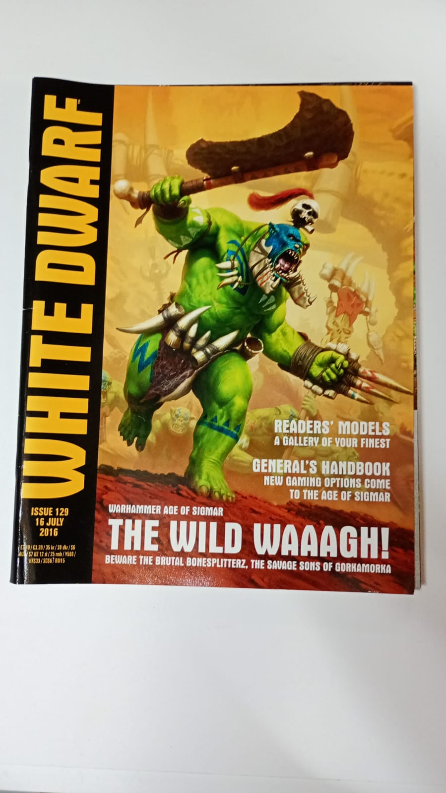 White Dwarf Issue #129 Luglio 2016 - Games Workshop (Inglese)